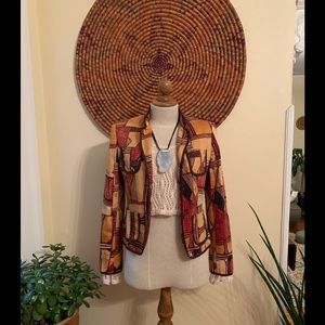 Harve Barnard Tribal printed blazer